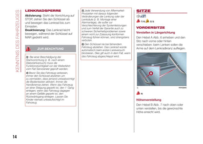 2013-2018 Fiat 500L Living Manuel du propriétaire | Allemand