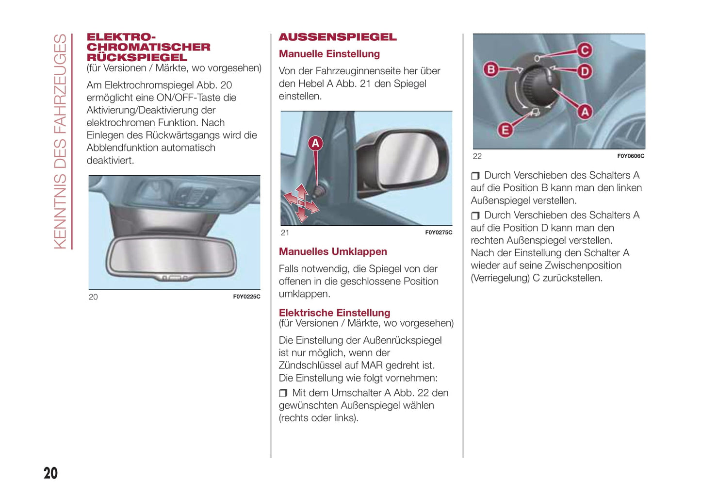 2013-2018 Fiat 500L Living Manuel du propriétaire | Allemand