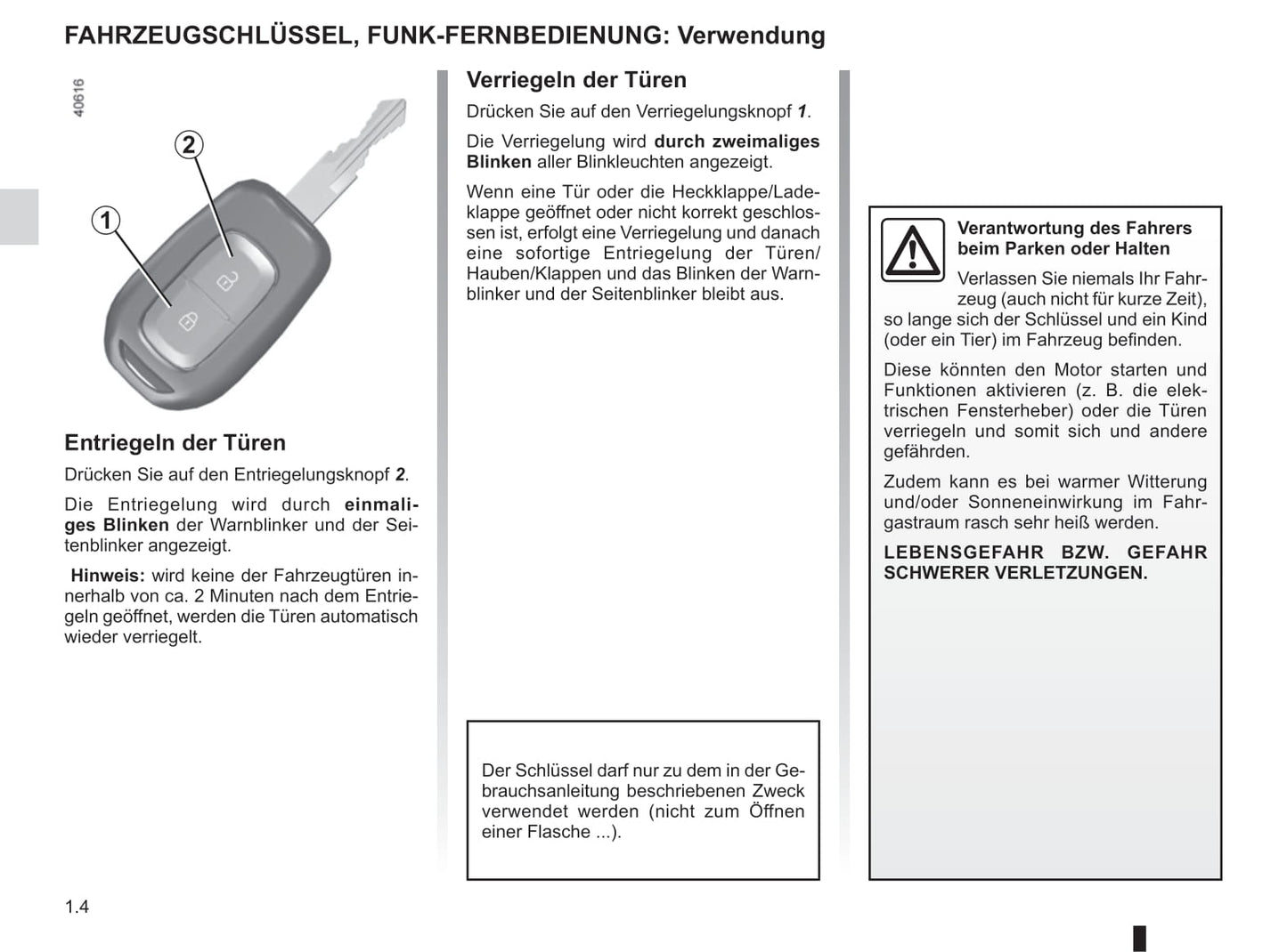 2013-2016 Dacia Logan/Logan MCV Owner's Manual | German