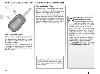 2013-2016 Dacia Logan/Logan MCV Owner's Manual | German