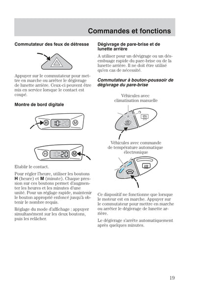 1999-2005 Ford Focus Gebruikershandleiding | Frans