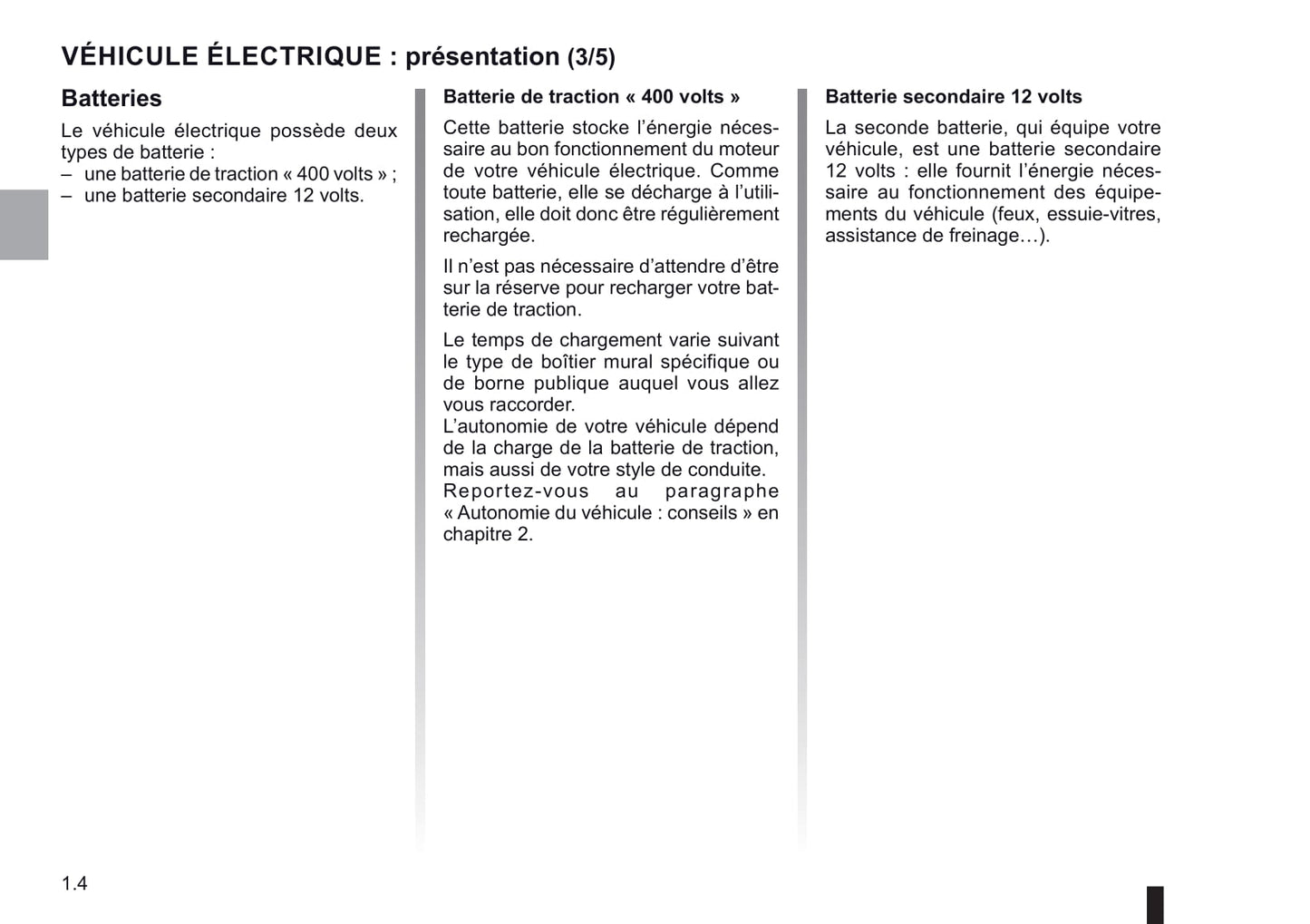 2016-2019 Renault Zoe Manuel du propriétaire | Français