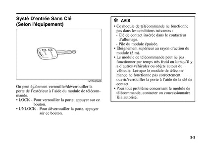 2000-2005 Kia Rio Manuel du propriétaire | Français