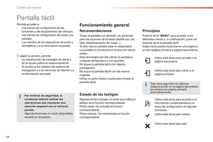 2014-2015 Peugeot 208 Owner's Manual | Spanish