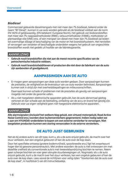 2020-2021 Hyundai Santa Fe Owner's Manual | Dutch