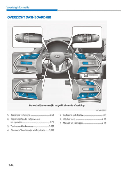 2020-2021 Hyundai Santa Fe Owner's Manual | Dutch