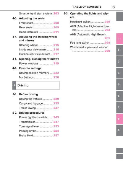 2022 Toyota bZ4X Owner's Manual | English