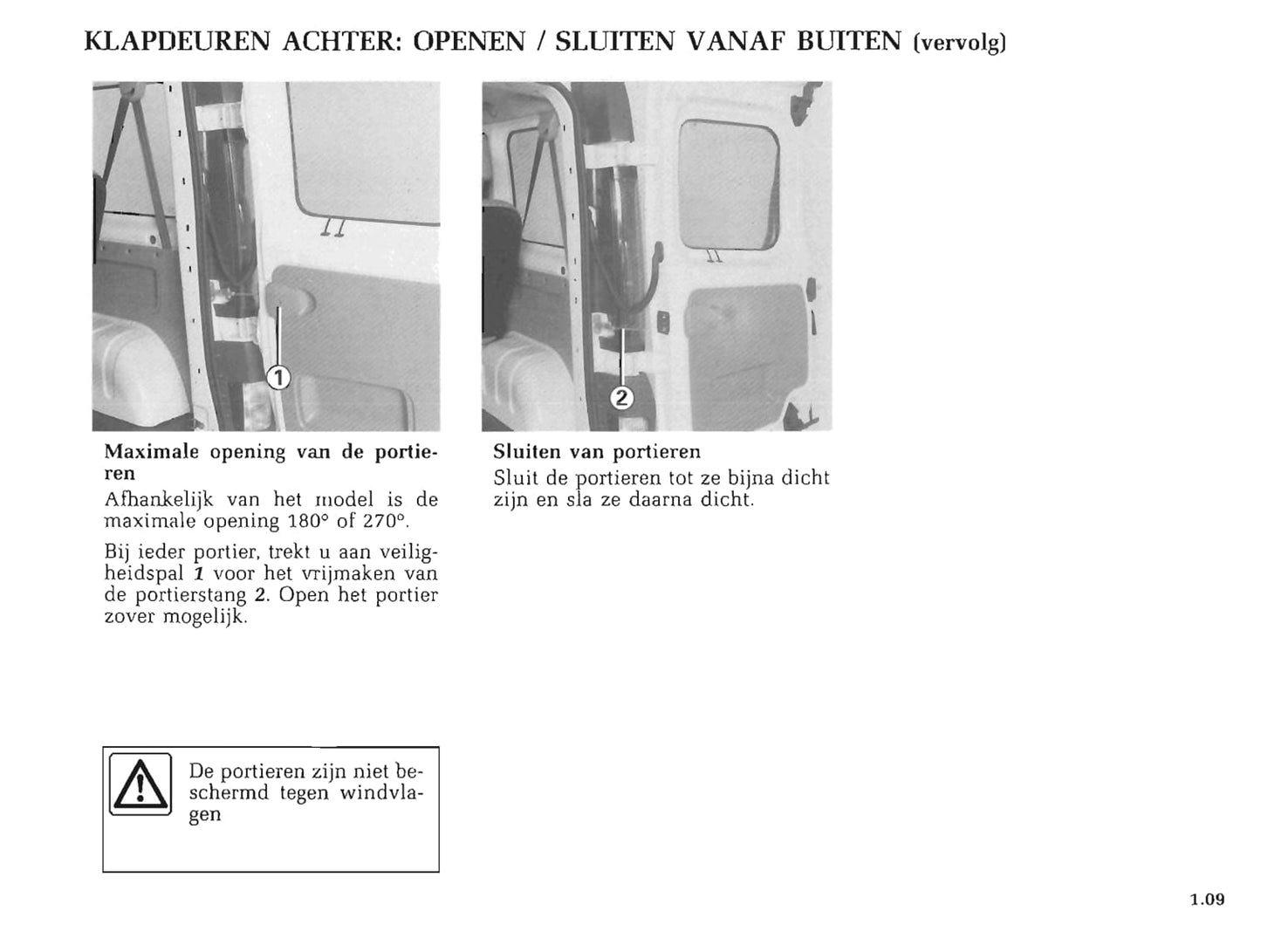 2000-2001 Renault Trafic Gebruikershandleiding | Nederlands