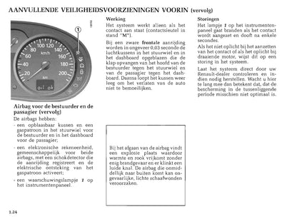 2000-2001 Renault Trafic Owner's Manual | Dutch
