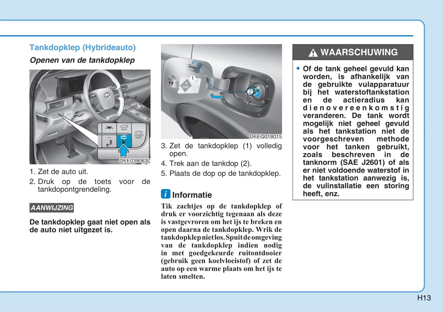 2020-2021 Hyundai Nexo Gebruikershandleiding | Nederlands