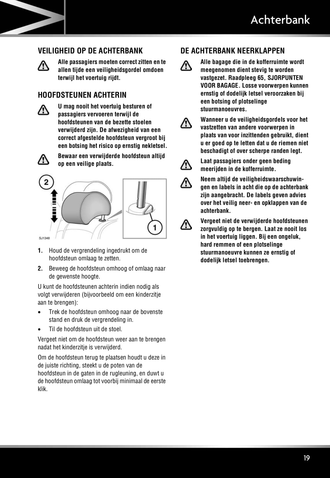 2008-2009 Jaguar XF Owner's Manual | Dutch