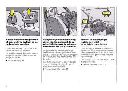 1988-1992 Opel Vectra Gebruikershandleiding | Nederlands