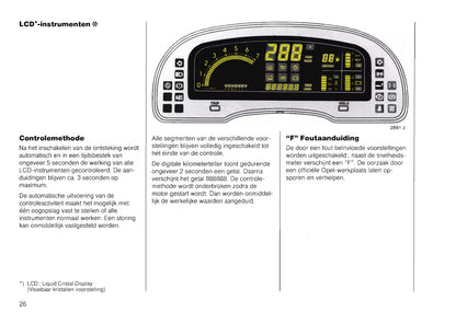 1988-1992 Opel Vectra Gebruikershandleiding | Nederlands