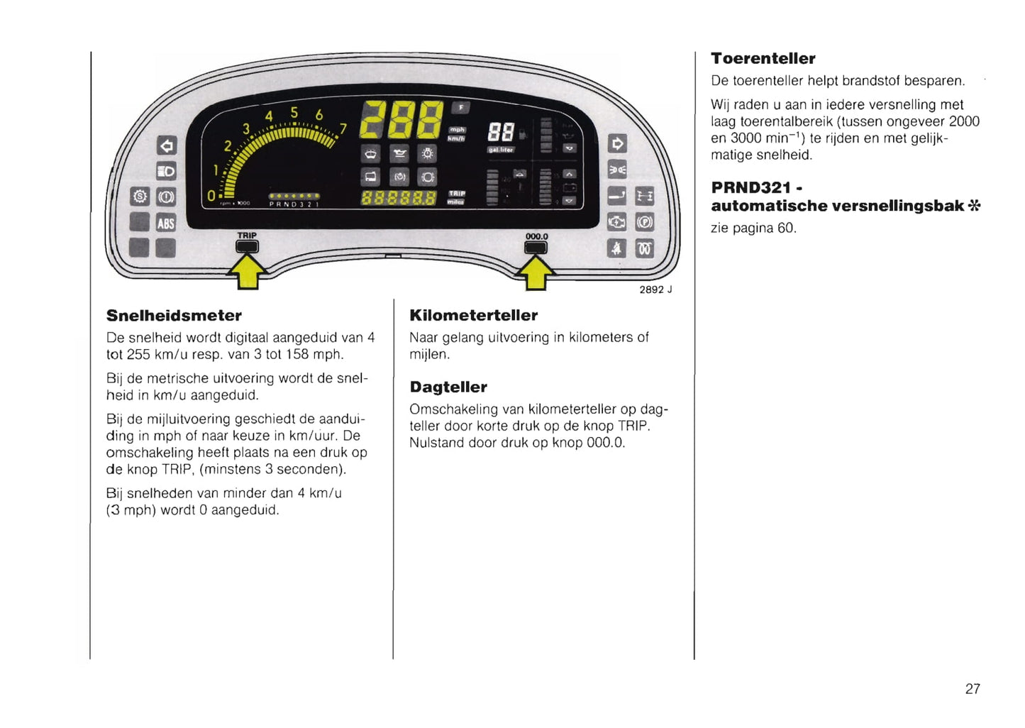 1988-1992 Opel Vectra Manuel du propriétaire | Néerlandais