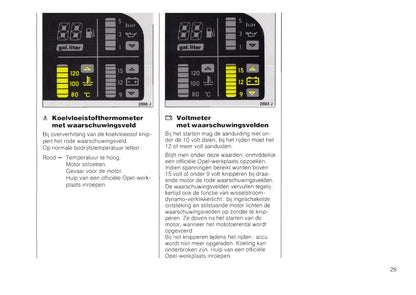 1988-1992 Opel Vectra Owner's Manual | Dutch