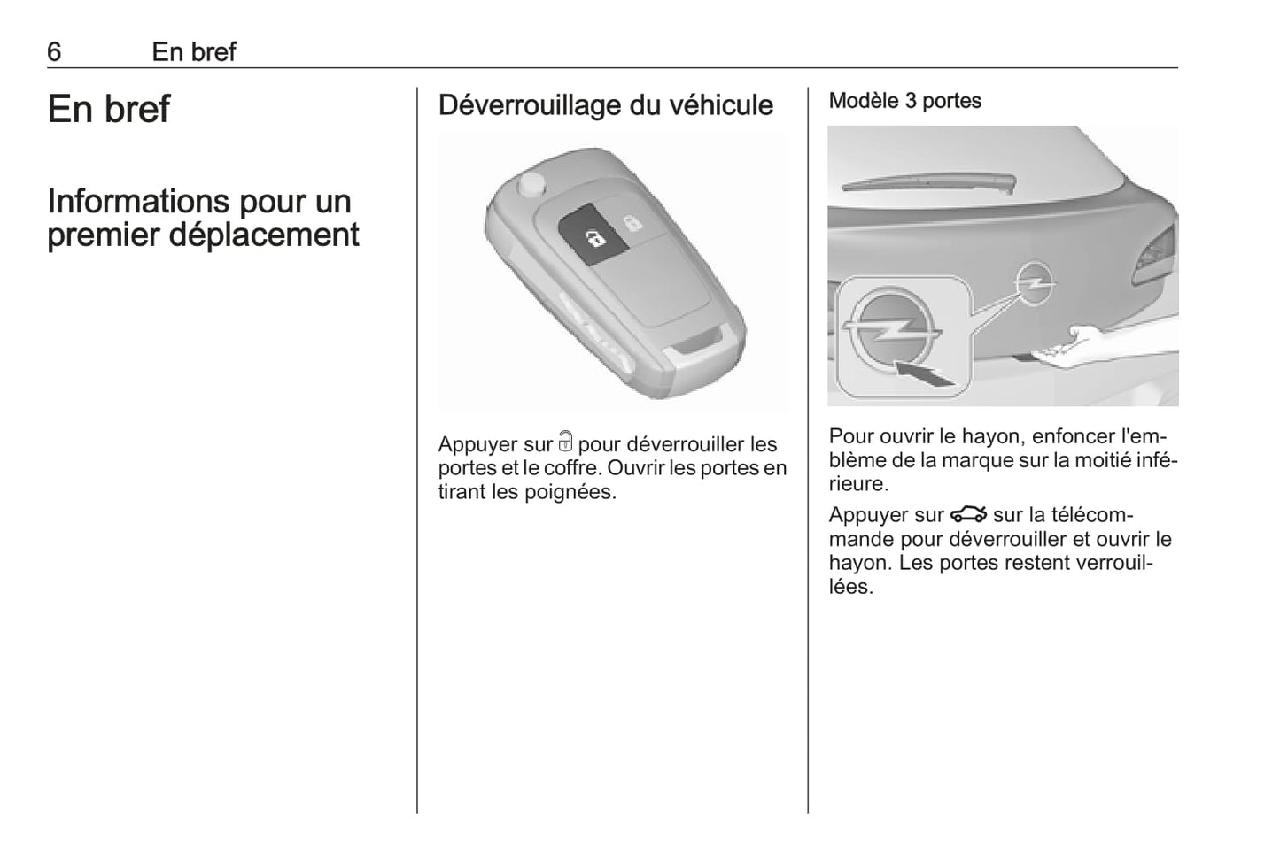 2017-2018 Opel Astra Owner's Manual | French