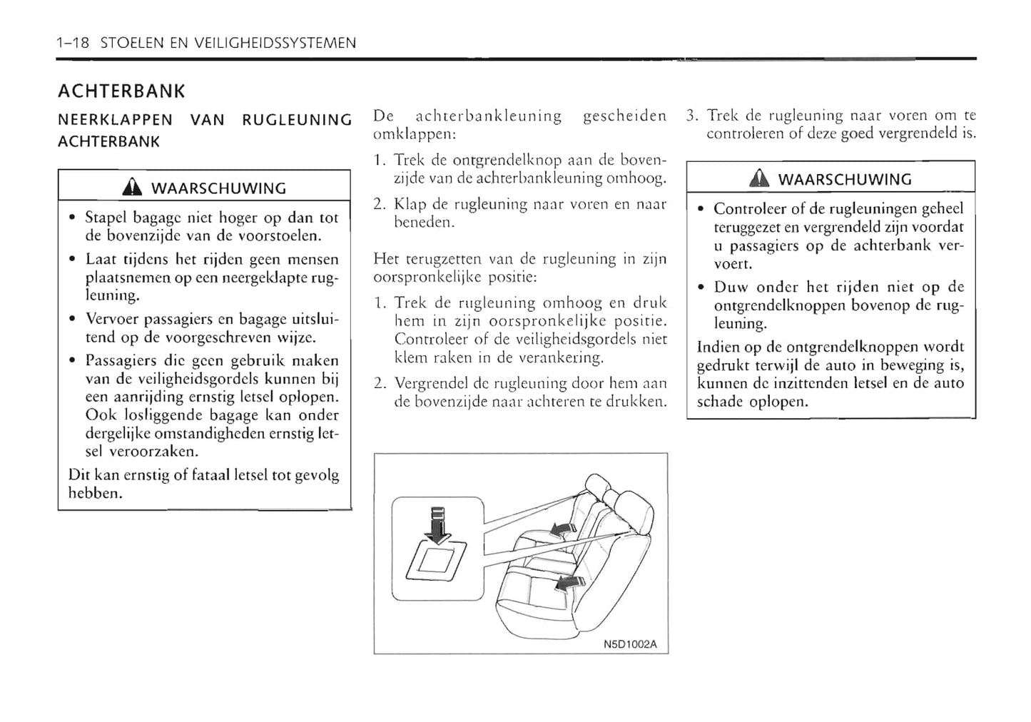 2004-2010 Chevrolet Nubira Owner's Manual | Dutch