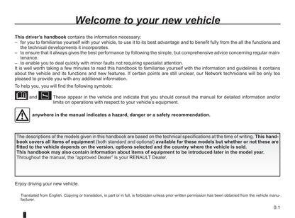 2017-2019 Renault Captur Owner's Manual | English