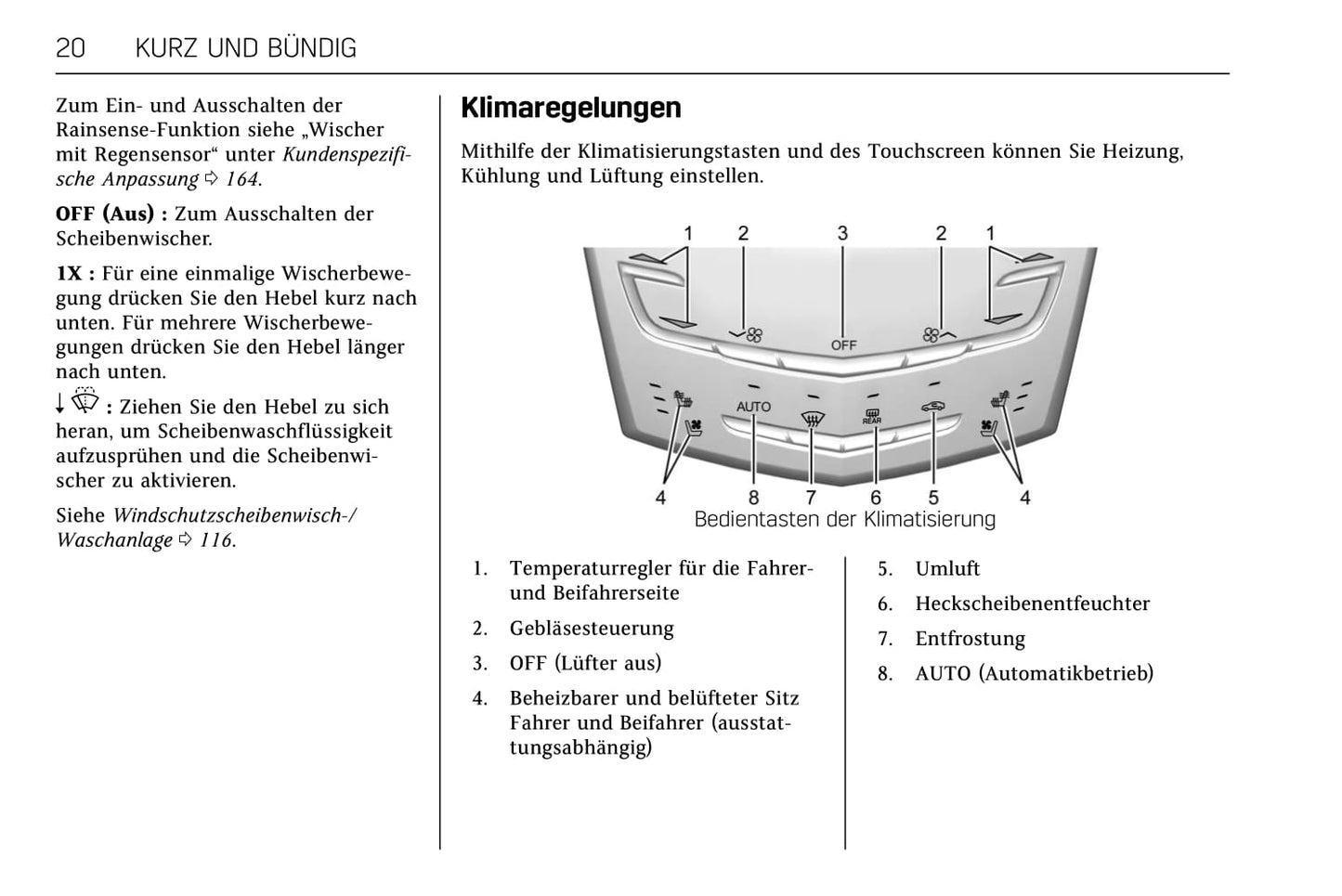 2013-2018 Cadillac CTS/CTS-V Gebruikershandleiding | Duits