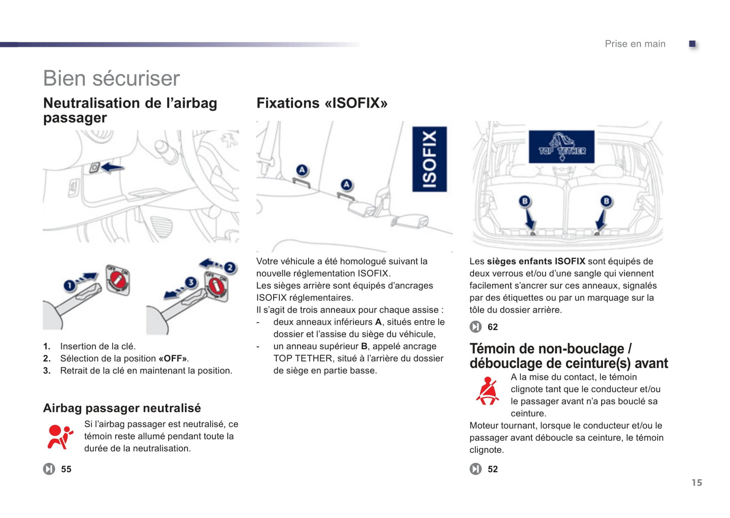 2012-2014 Peugeot 107 Manuel du propriétaire | Français