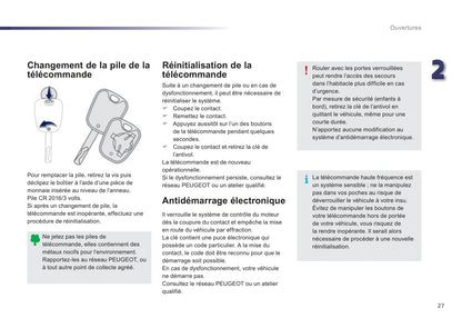 2012-2014 Peugeot 107 Manuel du propriétaire | Français