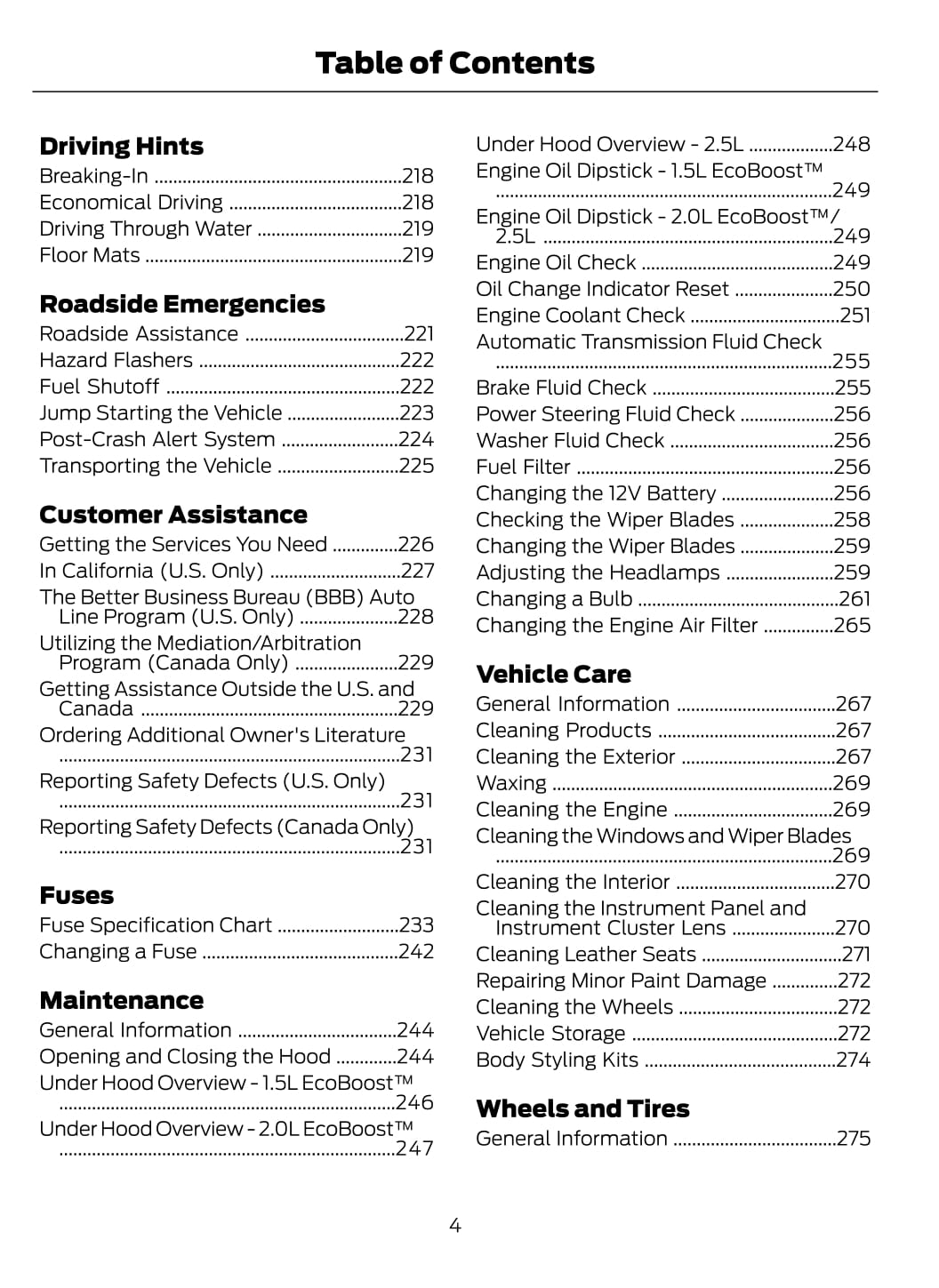 2019 Ford Escape Owner's Manual | English