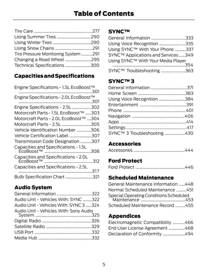 2019 Ford Escape Owner's Manual | English