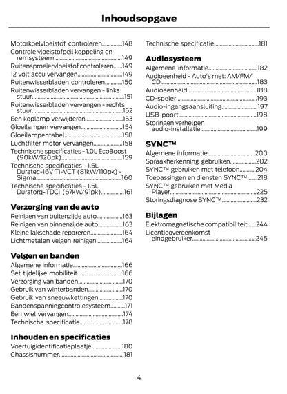 2014-2015 Ford EcoSport Gebruikershandleiding | Nederlands