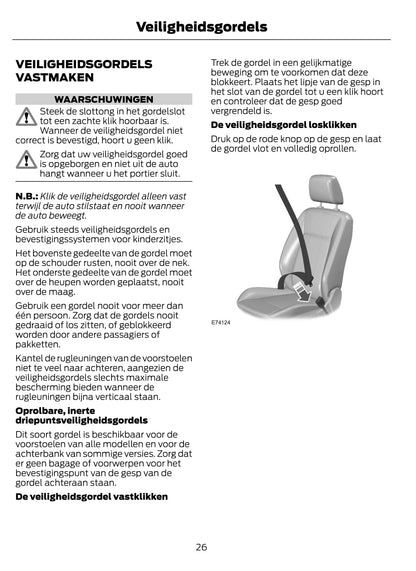 2014-2015 Ford EcoSport Gebruikershandleiding | Nederlands