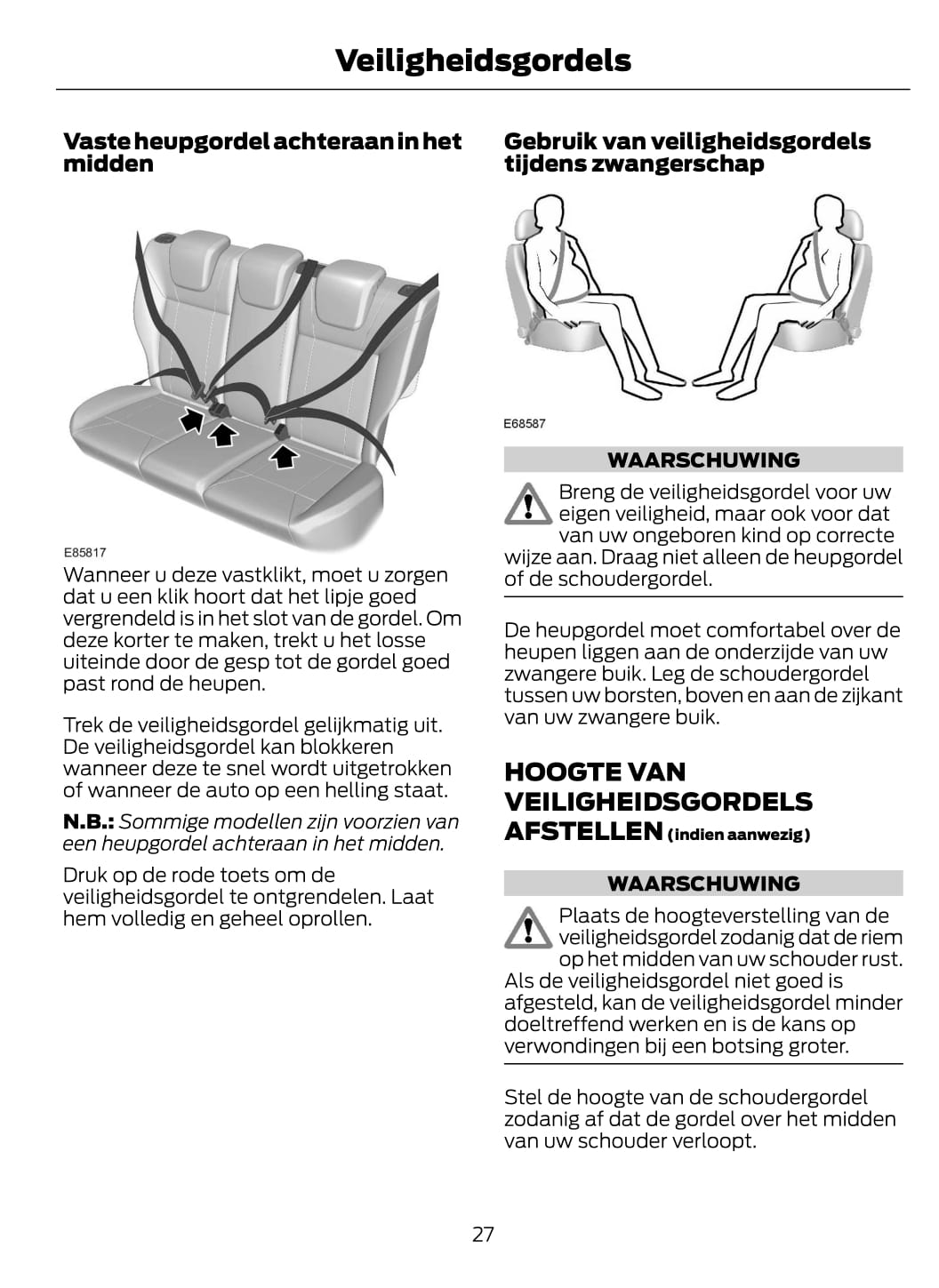 2014-2015 Ford EcoSport Gebruikershandleiding | Nederlands