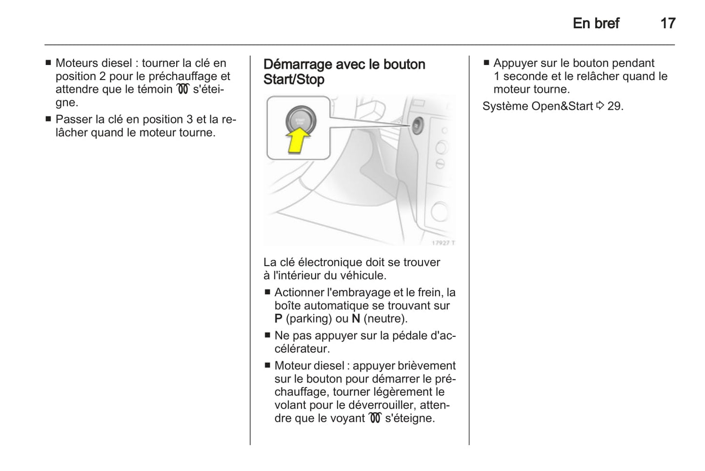 2010-2011 Opel Zafira Owner's Manual | French