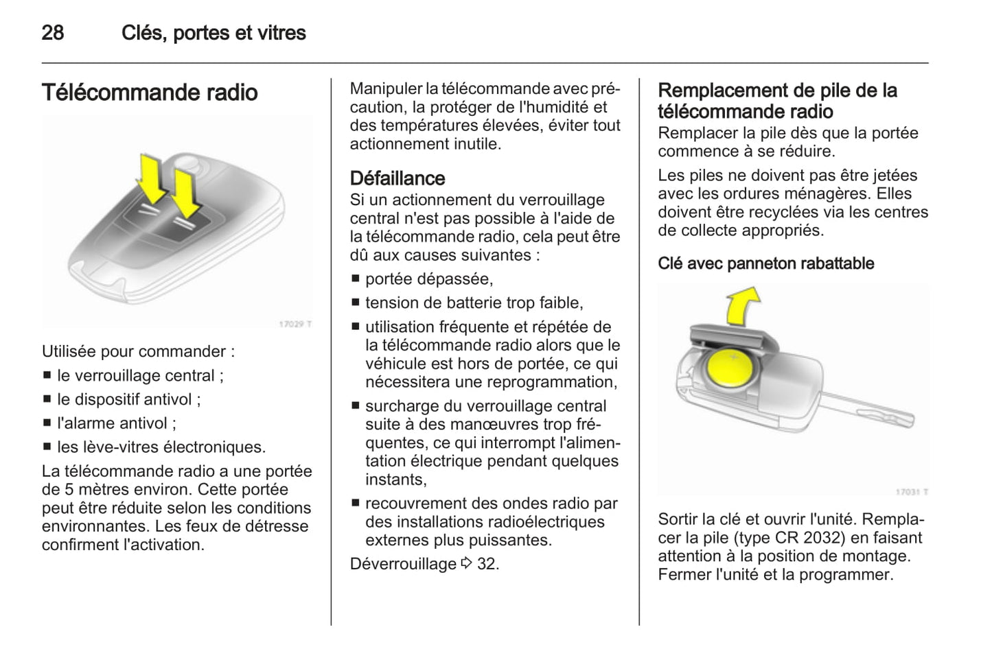 2010-2011 Opel Zafira Owner's Manual | French