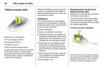 2010-2011 Opel Zafira Manuel du propriétaire | Français