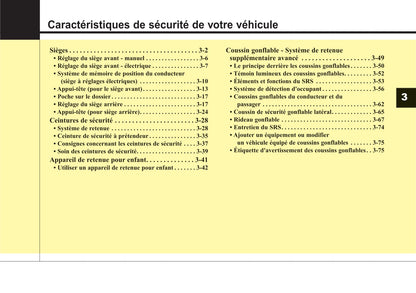 2019 Kia Sorento Owner's Manual | French