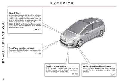 2006-2013 Citroën C4 Picasso Manuel du propriétaire | Anglais