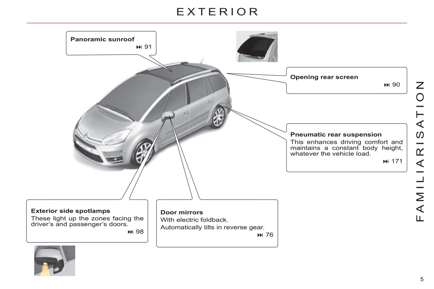 2006-2013 Citroën C4 Picasso Manuel du propriétaire | Anglais