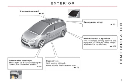 2011-2013 Citroën C4 Picasso/Grand C4 Picasso Gebruikershandleiding | Engels