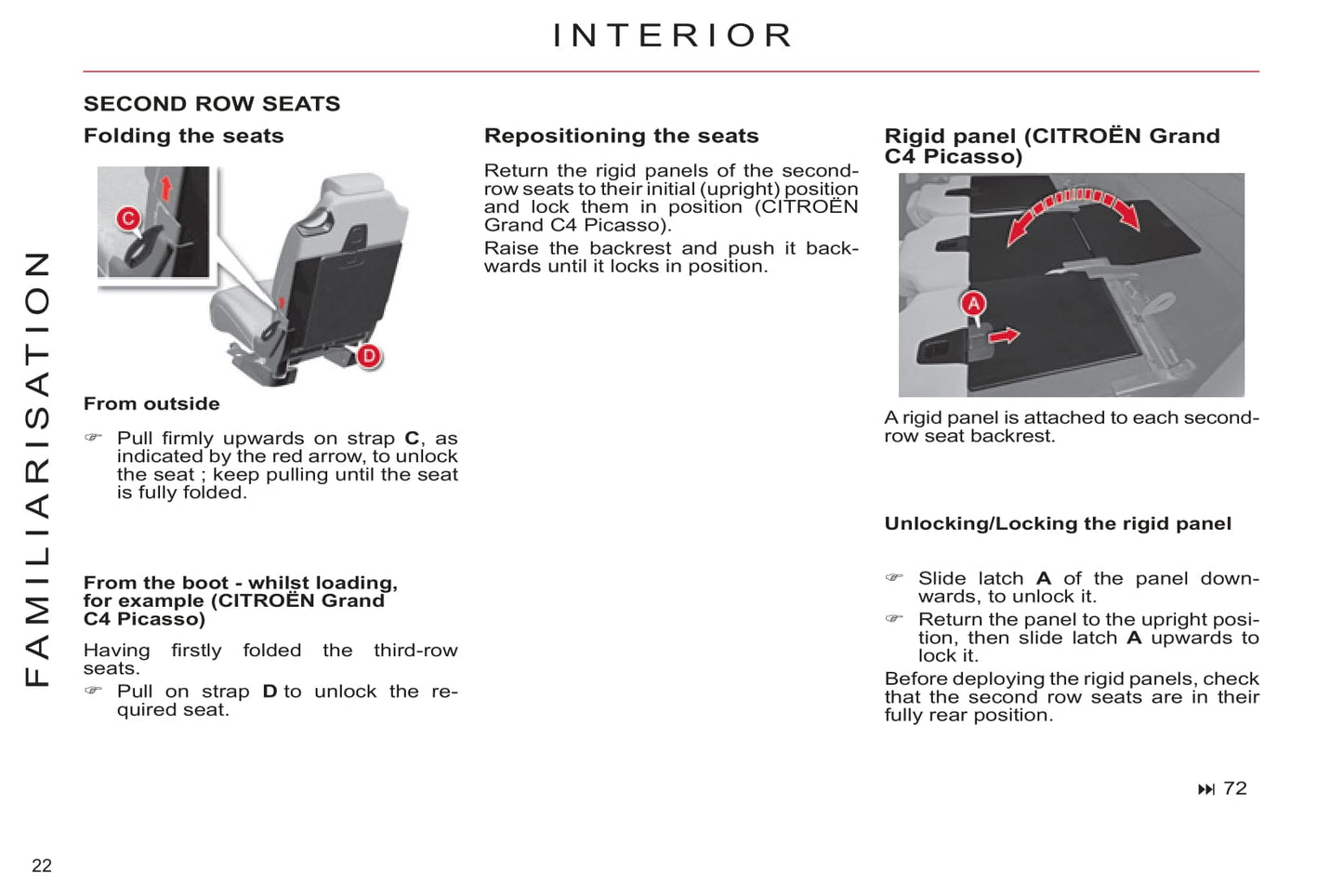 2011-2013 Citroën C4 Picasso/C4 Grand Picasso Owner's Manual | English