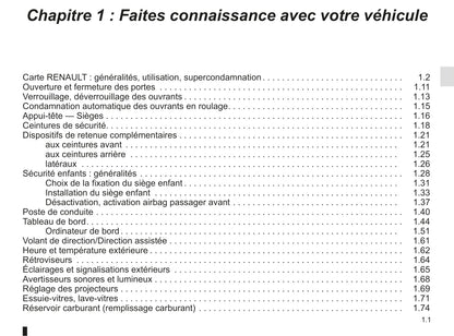 2016-2017 Renault Captur Gebruikershandleiding | Frans