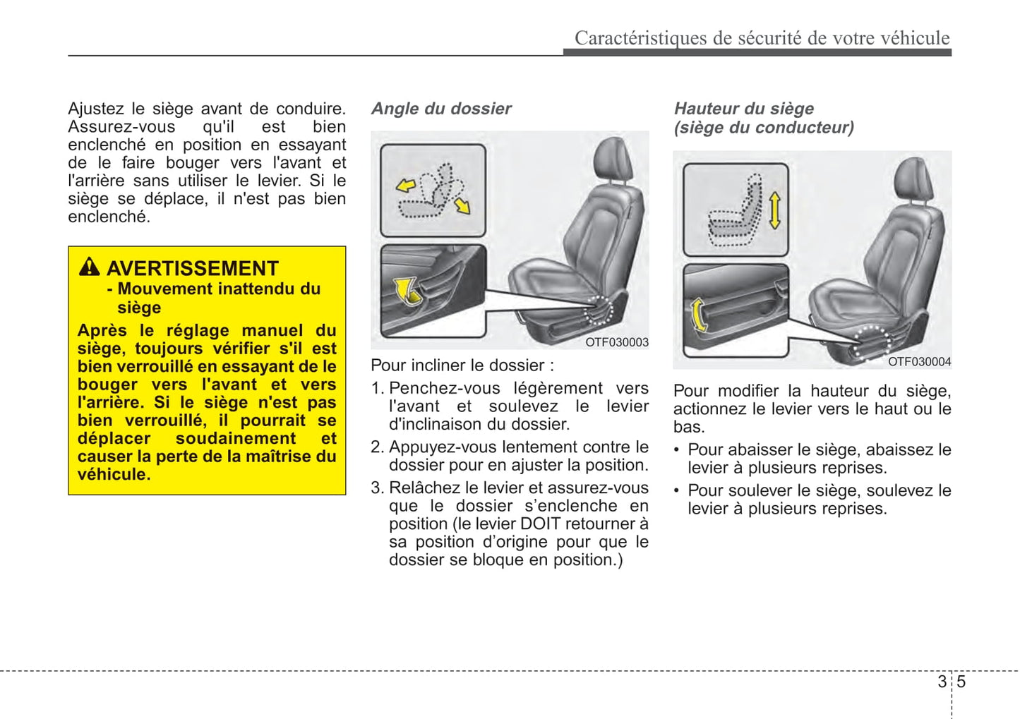 2014 Kia Optima Owner's Manual | French