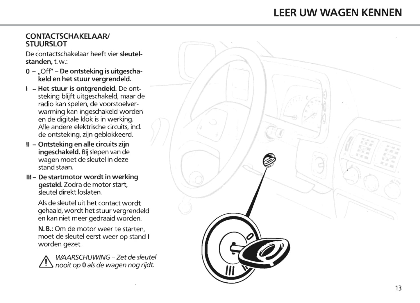 1986-1990 Ford Escort Owner's Manual | Dutch