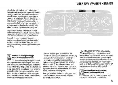 1986-1990 Ford Escort Gebruikershandleiding | Nederlands