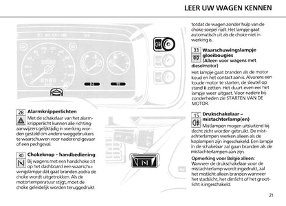 1986-1990 Ford Escort Owner's Manual | Dutch