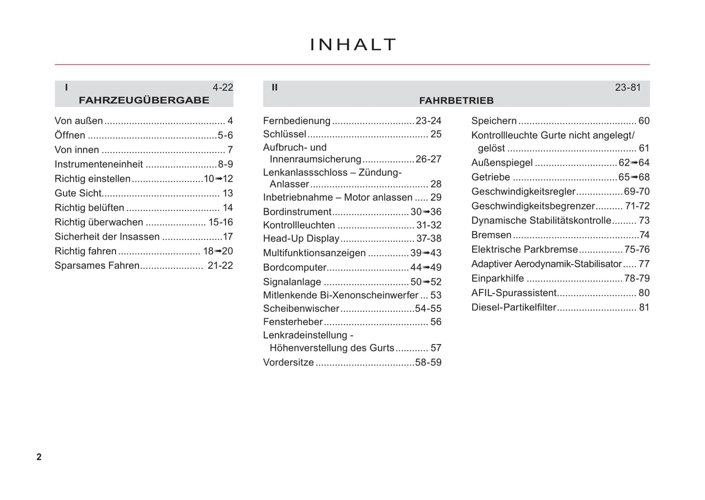 2011-2012 Citroën C6 Gebruikershandleiding | Duits