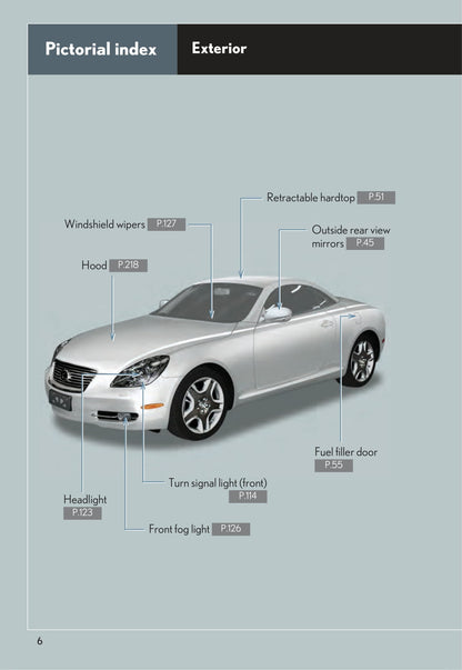 2009 Lexus SC 430 Owner's Manual | English