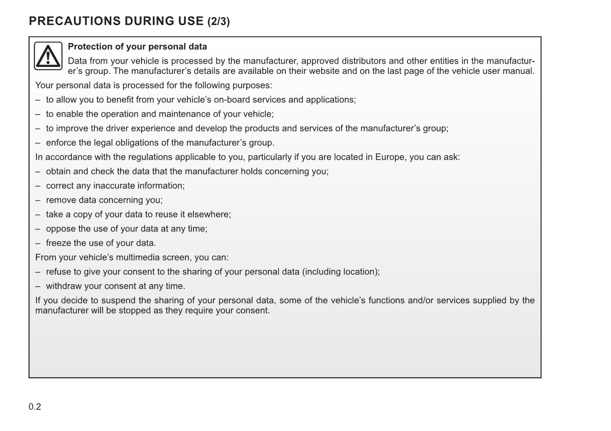 2020 - 2023 Renault Easy Connect Infotainment Manual | English