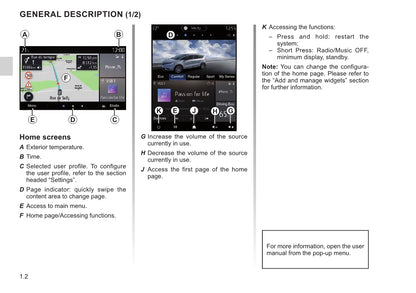 2020 - 2023 Renault Easy Connect Infotainment Manual | English