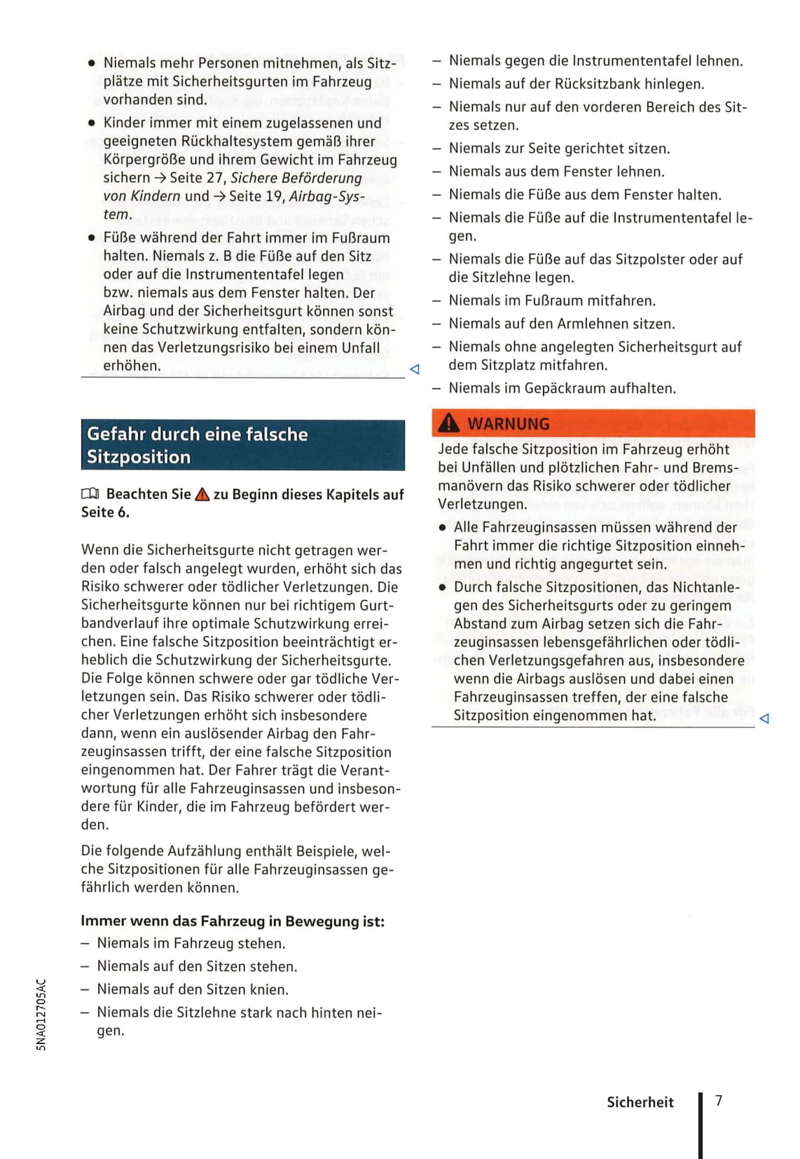 2016-2020 Volkswagen Tiguan Owner's Manual | German