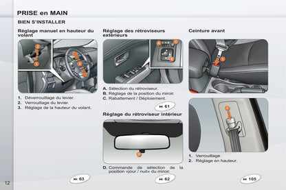 2011-2012 Peugeot 4007 Gebruikershandleiding | Frans