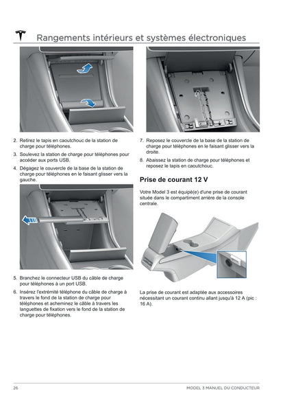 2020 Tesla Model 3 Owner's Manual | French